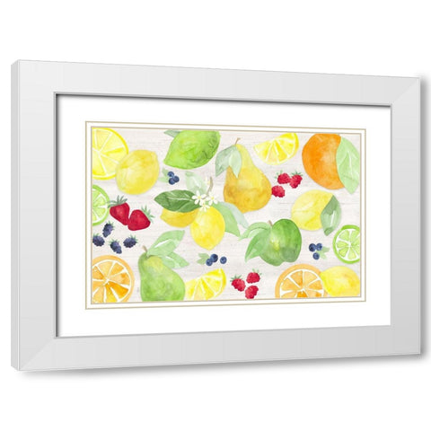 Life is Sweet landscape III White Modern Wood Framed Art Print with Double Matting by Reed, Tara