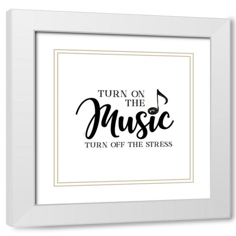 Moved by Music VII-Stress Off White Modern Wood Framed Art Print with Double Matting by Reed, Tara