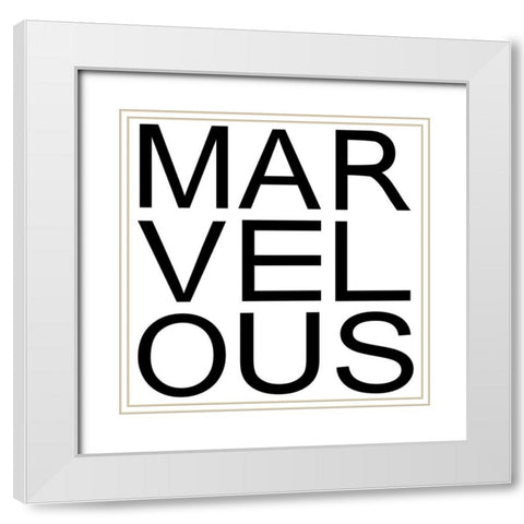 In Black And White III-Marvelous White Modern Wood Framed Art Print with Double Matting by JC Designs