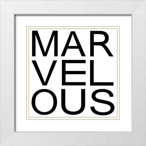 In Black And White III-Marvelous White Modern Wood Framed Art Print with Double Matting by JC Designs
