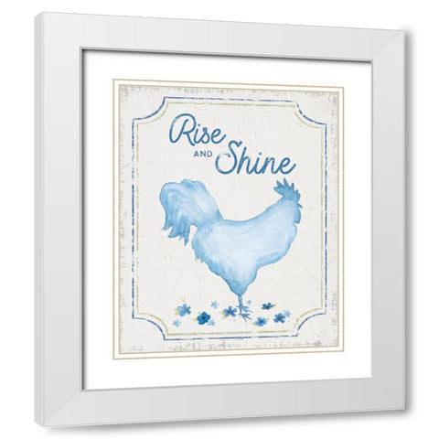 Country Cottage Field XXIII wash White Modern Wood Framed Art Print with Double Matting by Reed, Tara