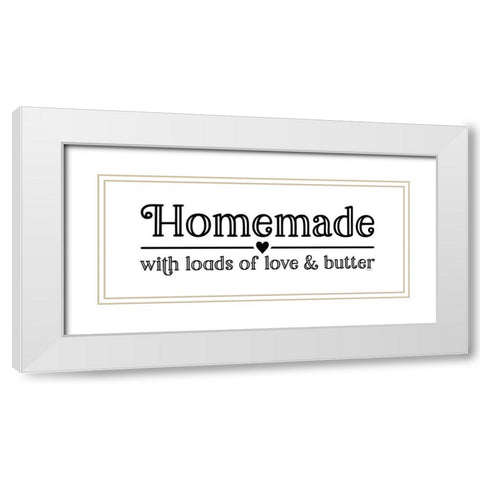 Kitchen Art panel II-Homemade White Modern Wood Framed Art Print with Double Matting by Reed, Tara