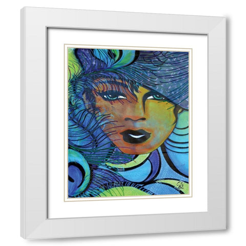 Urban Glam I White Modern Wood Framed Art Print with Double Matting by Rivas-Velazquez, Gena