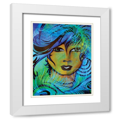 Urban Glam II White Modern Wood Framed Art Print with Double Matting by Rivas-Velazquez, Gena