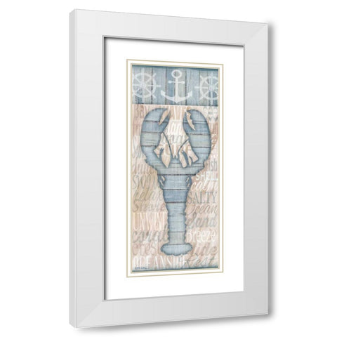 Ocean Life I  White Modern Wood Framed Art Print with Double Matting by Killeen, Jen