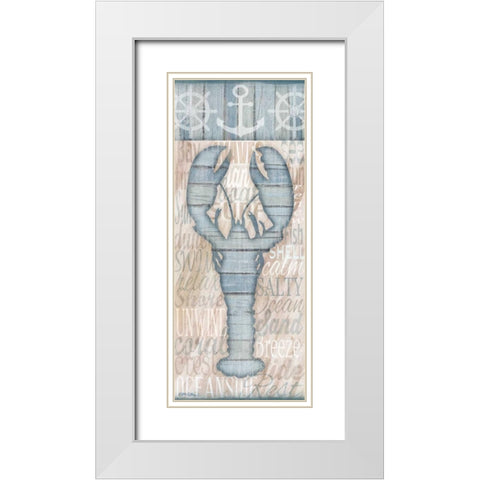 Ocean Life I  White Modern Wood Framed Art Print with Double Matting by Killeen, Jen