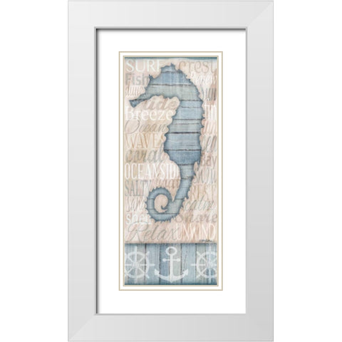 Ocean Life II  White Modern Wood Framed Art Print with Double Matting by Killeen, Jen