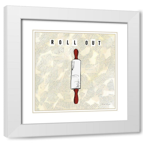 Kitchen Utensils I  White Modern Wood Framed Art Print with Double Matting by Dundon, Caitlin