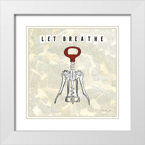 Kitchen Utensils IV  White Modern Wood Framed Art Print with Double Matting by Dundon, Caitlin