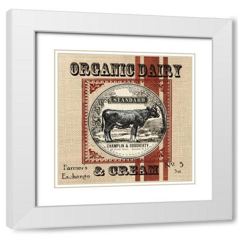 Organic Farm III  White Modern Wood Framed Art Print with Double Matting by Tre Sorelle Studios