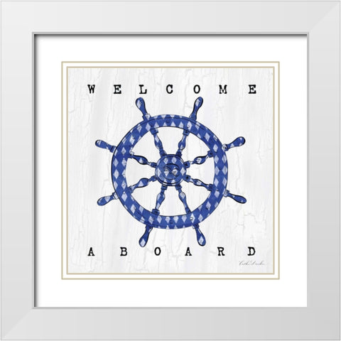 Boating Life II White Modern Wood Framed Art Print with Double Matting by Dundon, Caitlin
