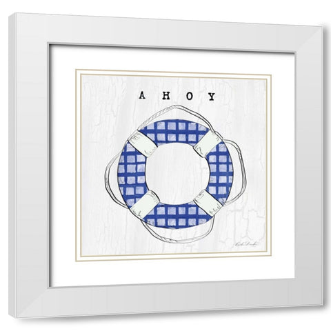 Boating Life III White Modern Wood Framed Art Print with Double Matting by Dundon, Caitlin