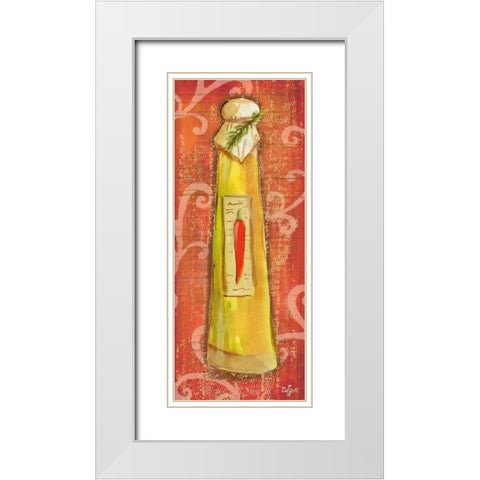 Gourmet Olive Oil III White Modern Wood Framed Art Print with Double Matting by Lyon, Rebecca