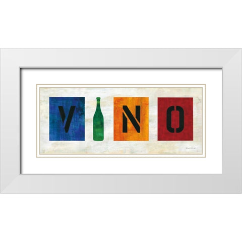 Wine Elegance II White Modern Wood Framed Art Print with Double Matting by Dundon, Caitlin