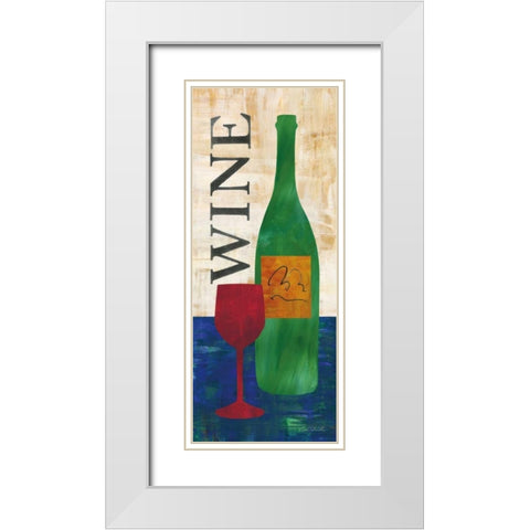 Wine and Vino II White Modern Wood Framed Art Print with Double Matting by Dundon, Caitlin