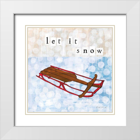 Winter Wonderland III White Modern Wood Framed Art Print with Double Matting by Dundon, Caitlin