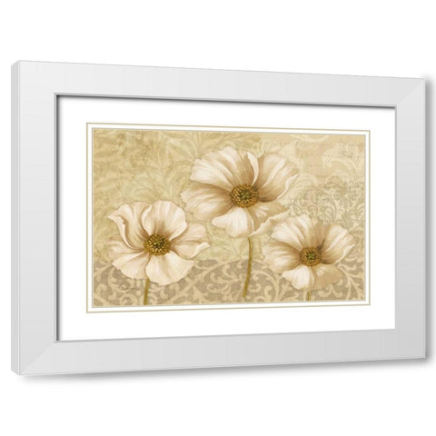Soft Bloom Landscape White Modern Wood Framed Art Print with Double Matting by Gladding, Pamela