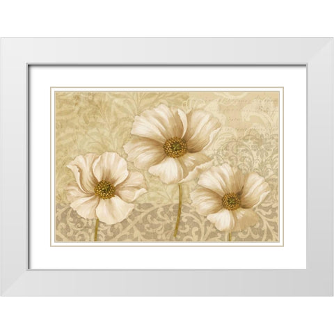 Soft Bloom Landscape White Modern Wood Framed Art Print with Double Matting by Gladding, Pamela