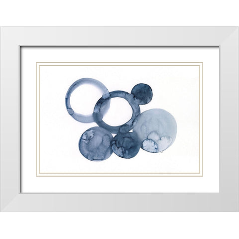 Deep  Blue Sea XXVII White Modern Wood Framed Art Print with Double Matting by Reed, Tara
