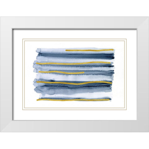 Deep  Blue Sea XXVIII White Modern Wood Framed Art Print with Double Matting by Reed, Tara