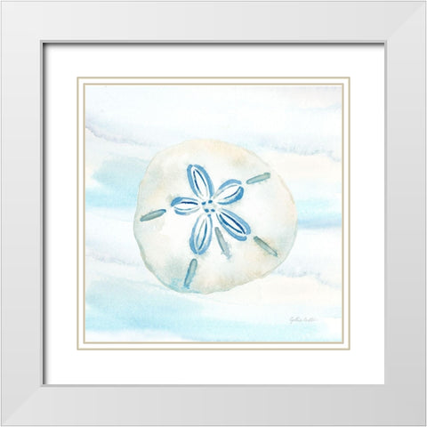 Great Blue Sea XI White Modern Wood Framed Art Print with Double Matting by Coulter, Cynthia