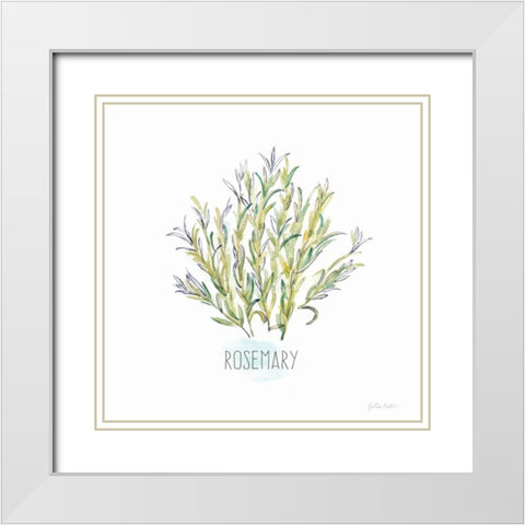 Let it Grow XVI White Modern Wood Framed Art Print with Double Matting by Coulter, Cynthia