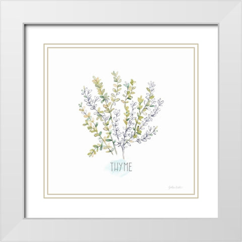 Let it Grow XVII White Modern Wood Framed Art Print with Double Matting by Coulter, Cynthia