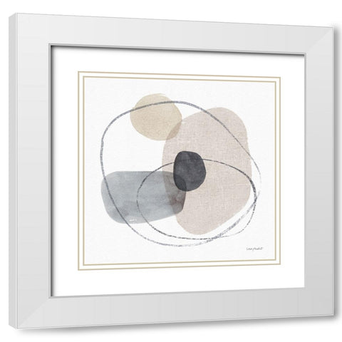 Think  Neutral 11A White Modern Wood Framed Art Print with Double Matting by Audit, Lisa