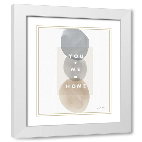 Think  Neutral 12A White Modern Wood Framed Art Print with Double Matting by Audit, Lisa