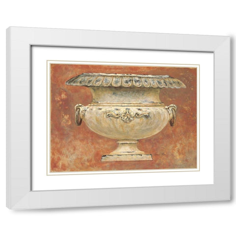 Antiquity White Modern Wood Framed Art Print with Double Matting by Fisk, Arnie