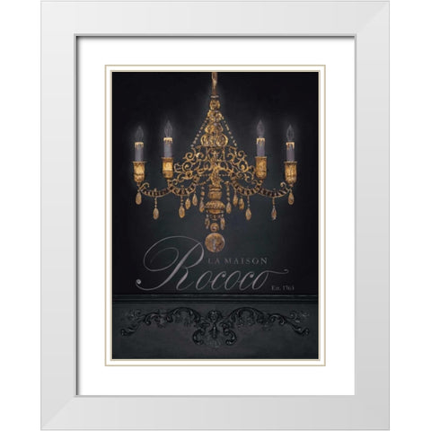 La Maison Rococo White Modern Wood Framed Art Print with Double Matting by Fisk, Arnie