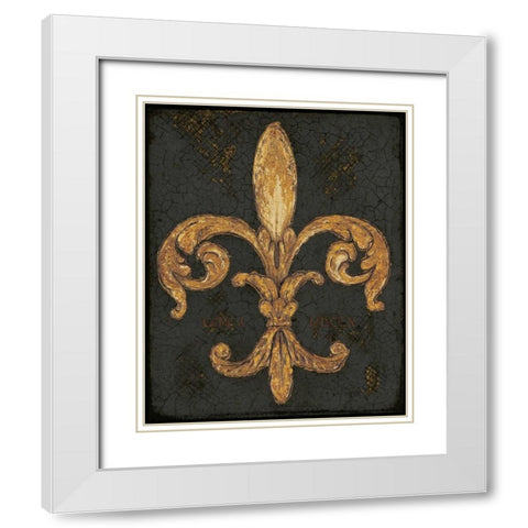 Ornamental Glory White Modern Wood Framed Art Print with Double Matting by Fisk, Arnie