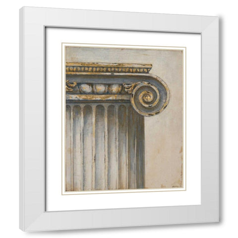 Royal Colonnade White Modern Wood Framed Art Print with Double Matting by Fisk, Arnie