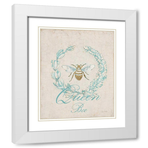 Tiffany Bee White Modern Wood Framed Art Print with Double Matting by Fisk, Arnie
