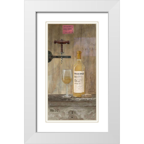 A Good Vintage - White White Modern Wood Framed Art Print with Double Matting by Fisk, Arnie