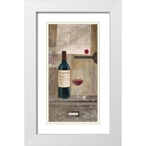 A Good Vintage - Red White Modern Wood Framed Art Print with Double Matting by Fisk, Arnie