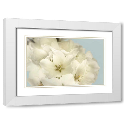 Summer Whites White Modern Wood Framed Art Print with Double Matting by Greenwood, Julie
