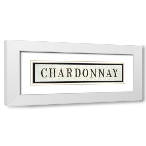 Chardonnay White Modern Wood Framed Art Print with Double Matting by Fabiano, Marco