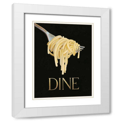 Gourmet Pasta  White Modern Wood Framed Art Print with Double Matting by Fabiano, Marco