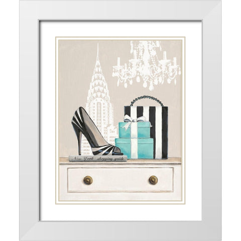 Fabulous NYC White Modern Wood Framed Art Print with Double Matting by Fabiano, Marco