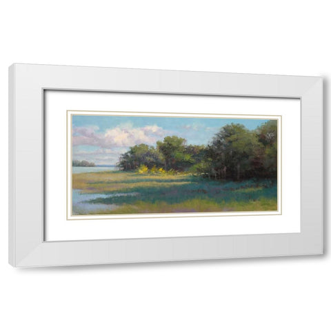 Countryside Afternoon White Modern Wood Framed Art Print with Double Matting by Schultz-McGannon, Jill