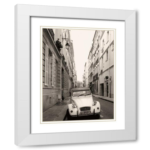 Passage, ILe St-Louis White Modern Wood Framed Art Print with Double Matting by Vandenack, Toby