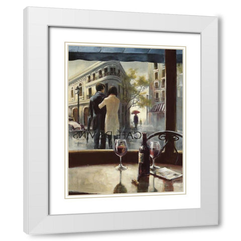 After The Rain White Modern Wood Framed Art Print with Double Matting by Heighton, Brent