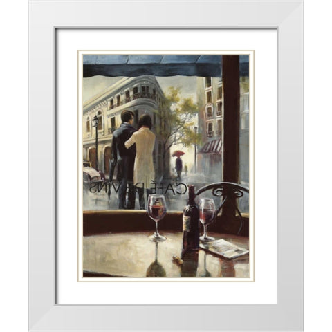 After The Rain White Modern Wood Framed Art Print with Double Matting by Heighton, Brent