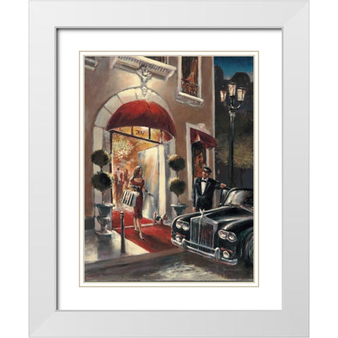 Sense Of Style White Modern Wood Framed Art Print with Double Matting by Heighton, Brent