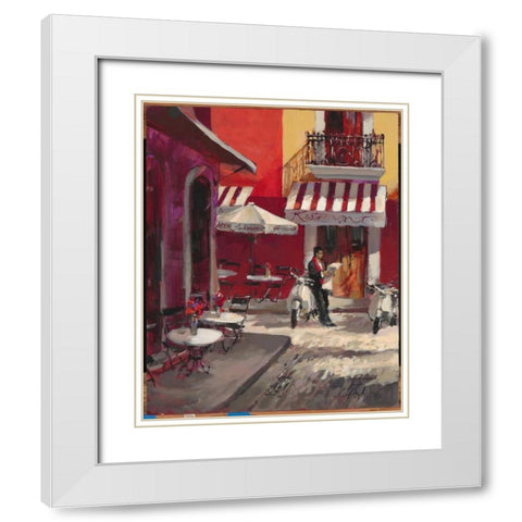 The Good Life White Modern Wood Framed Art Print with Double Matting by Heighton, Brent