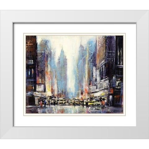 Architecture of Light White Modern Wood Framed Art Print with Double Matting by Heighton, Brent