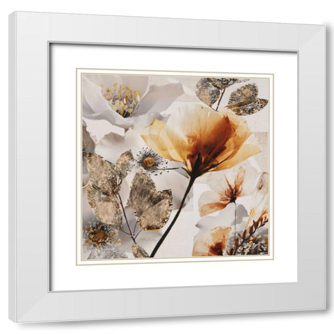 Happy Days White Modern Wood Framed Art Print with Double Matting by Theodosiou, Matina