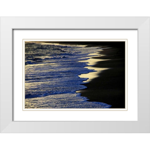 Sunset Enchantment 2 White Modern Wood Framed Art Print with Double Matting by Rauscher, Michel