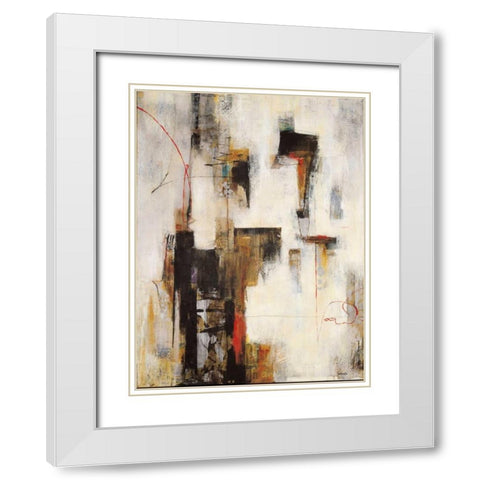 Trasparencia II White Modern Wood Framed Art Print with Double Matting by Villarreal Villarreal, Gabriela